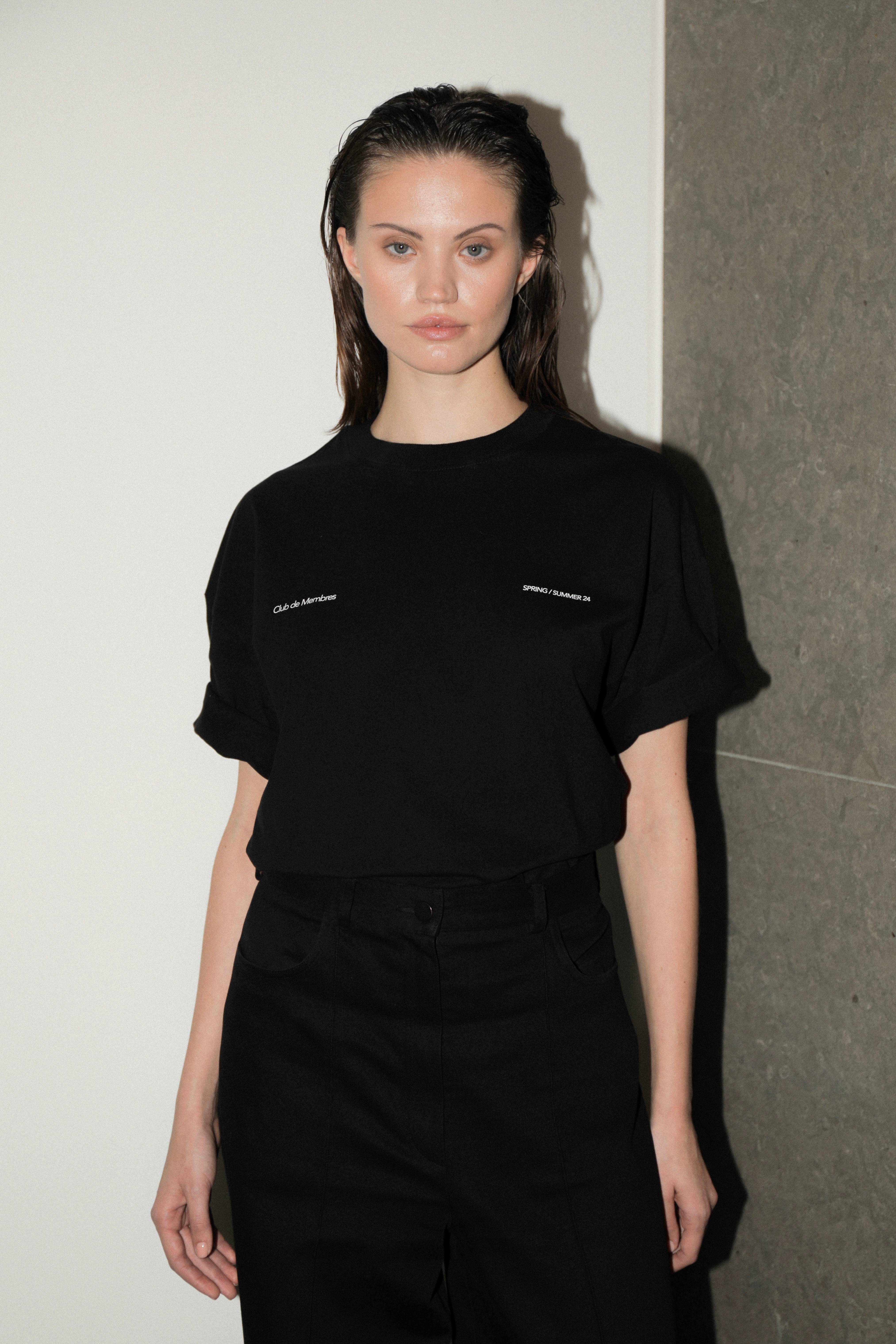 CLUB DE MEMBRES NOIR T-SHIRT