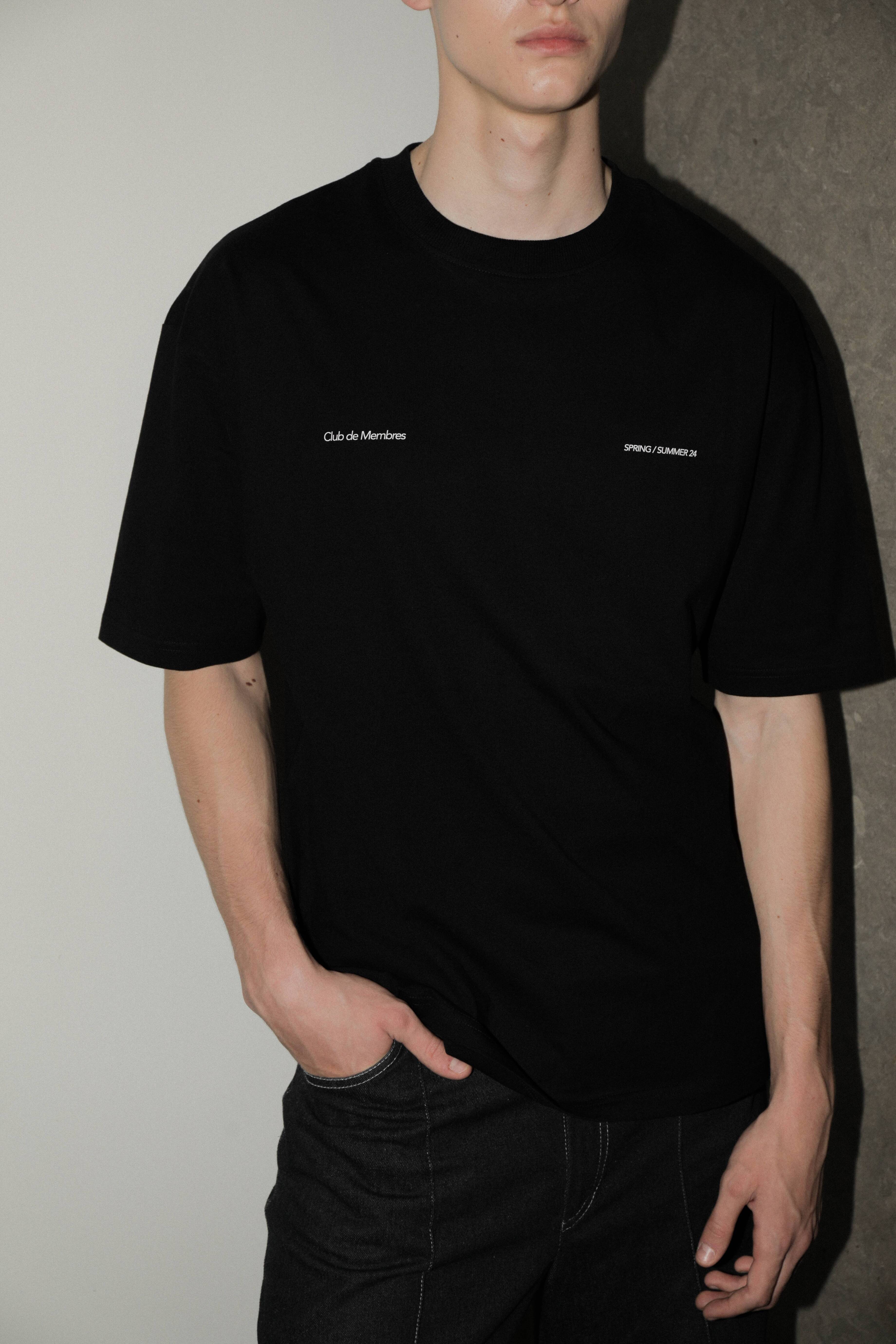 CLUB DE MEMBRES NOIR T-SHIRT