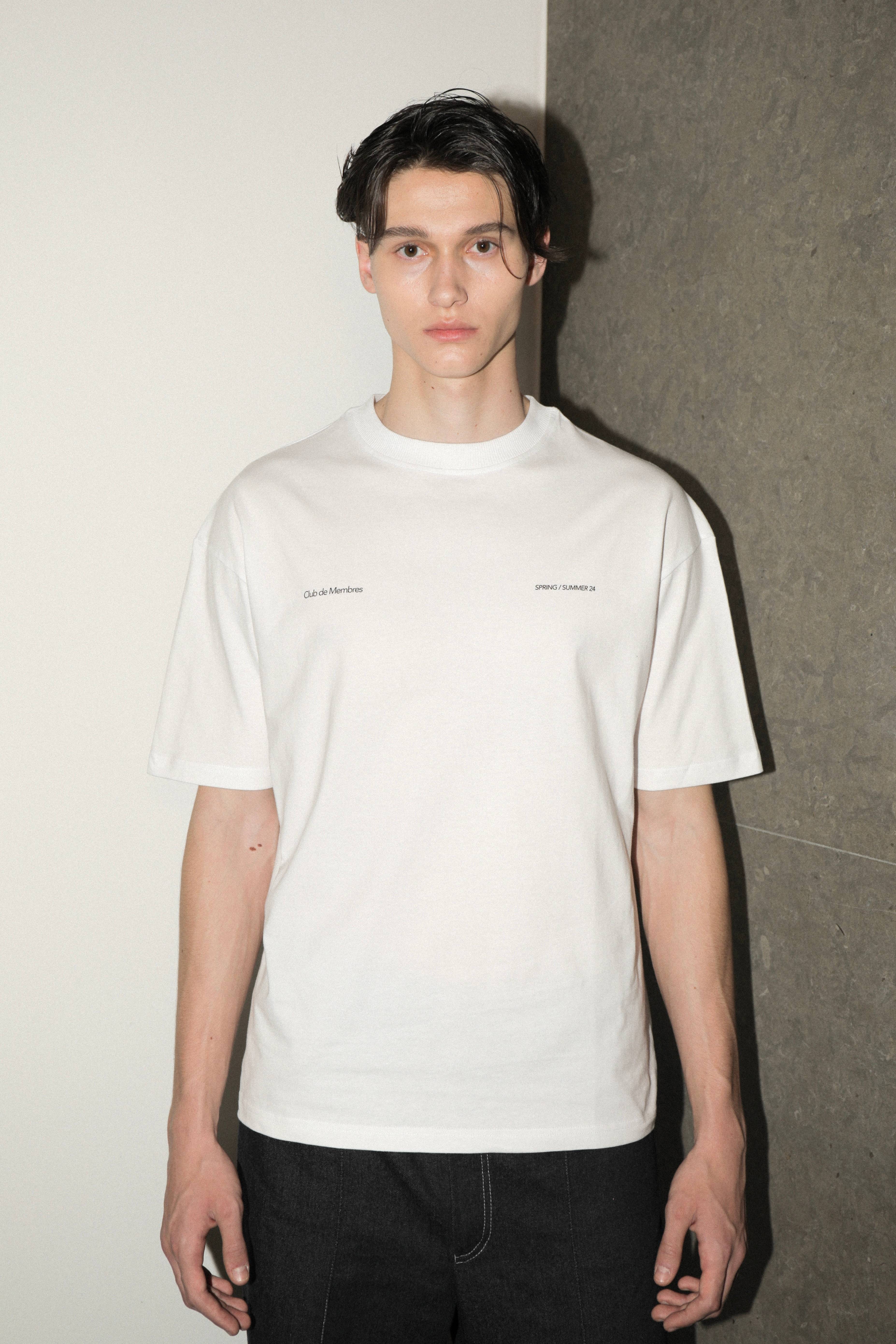 CLUB DE MEMBRES WHITE T-SHIRT UNISEX
