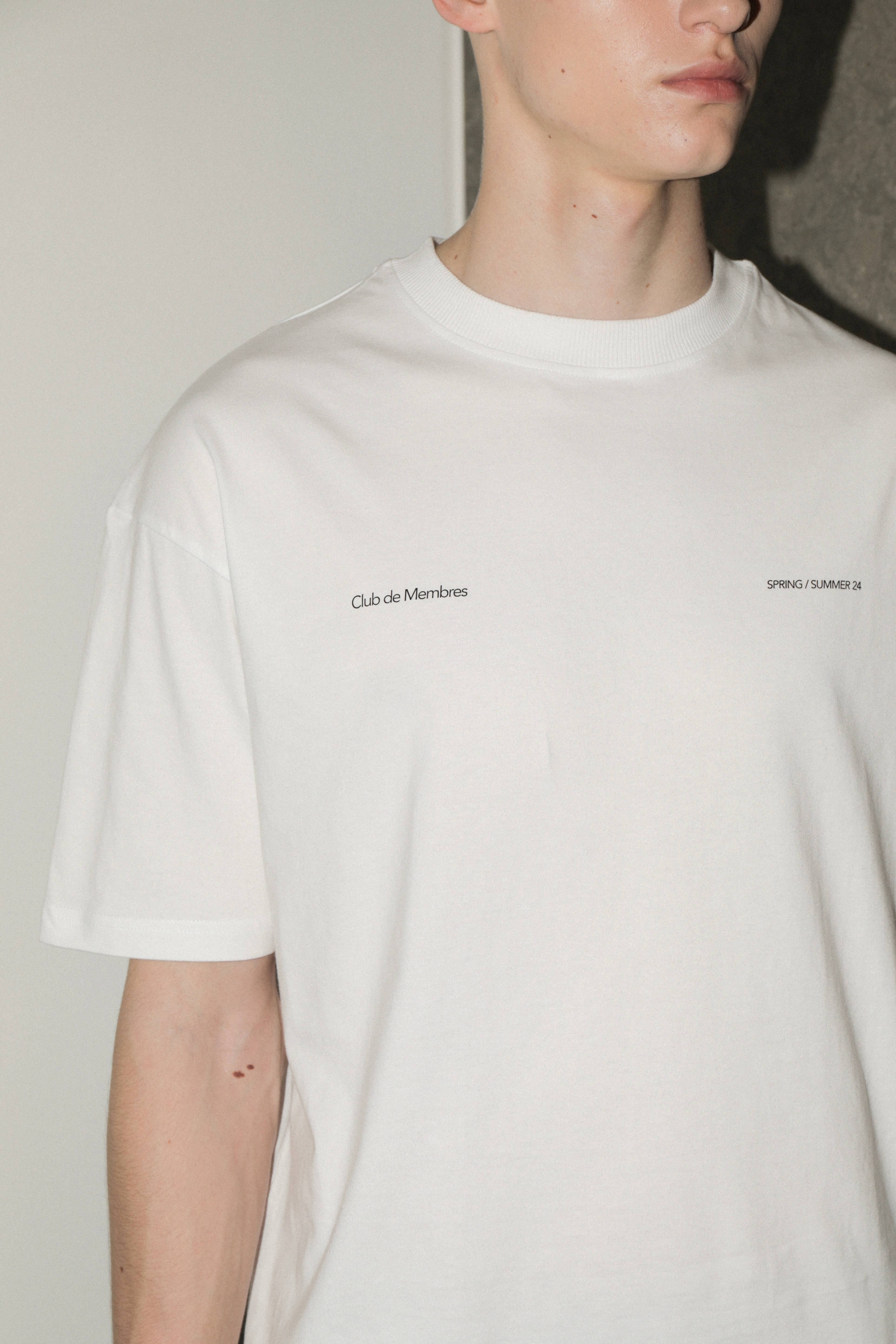 CLUB DE MEMBRES WHITE T-SHIRT UNISEX