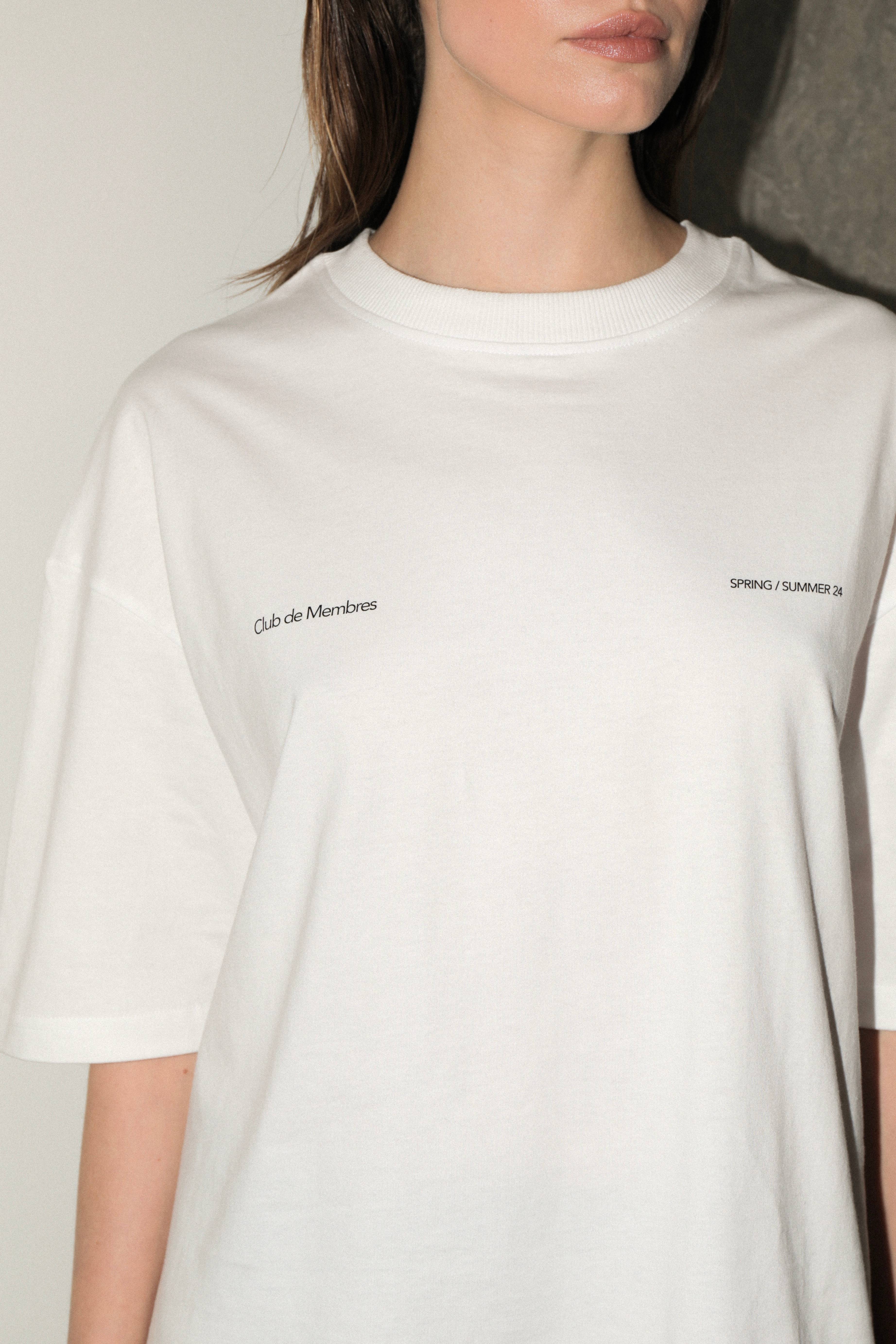 CLUB DE MEMBRES WHITE T-SHIRT UNISEX