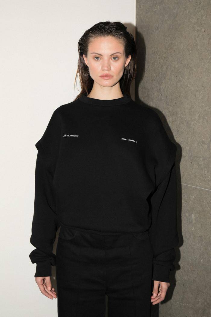 CLUB DE MEMBRES BLACK CREWNECK UNISEX