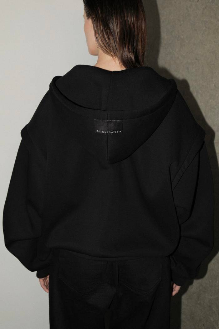 CLUB DE MEMBRES NOIR ZIP HOODIE