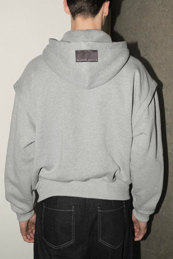 CLUB DE MEMBRES GREY ZIP HOODIE