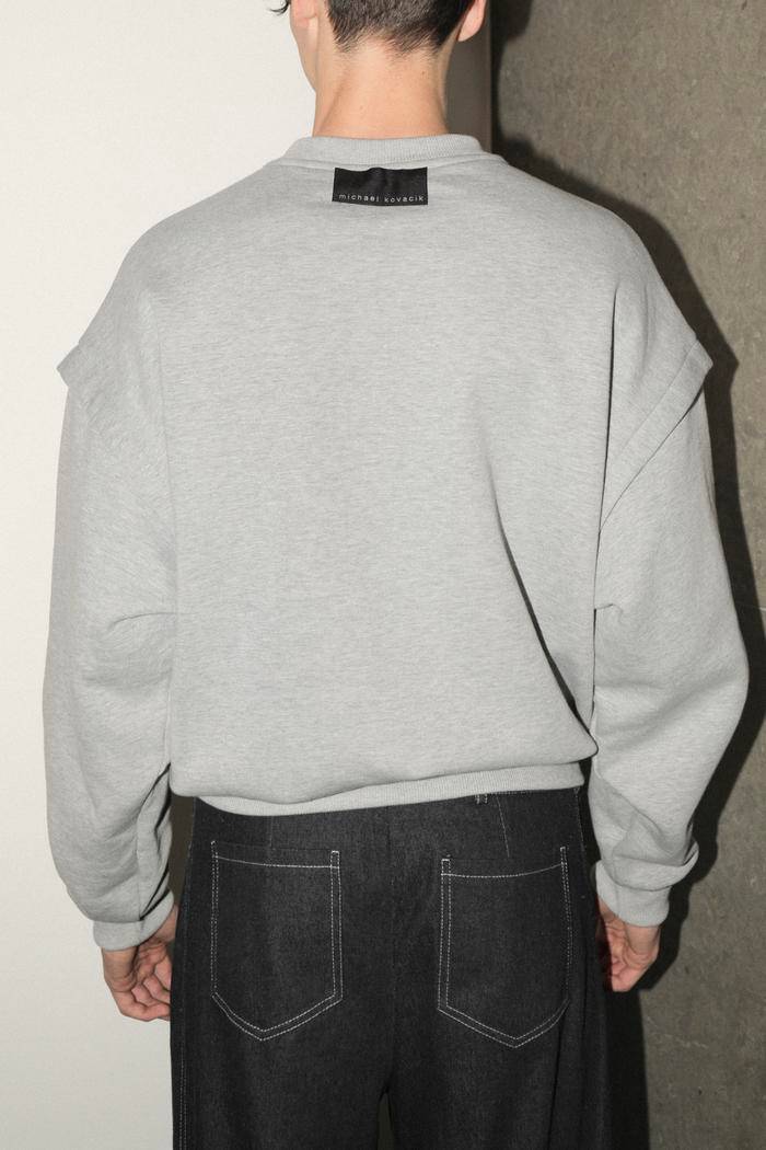CLUB DE MEMBRES GREY CREWNECK UNISEX
